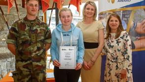 Gaisce awards for two Tipperary teenagers after taking part in the  Defence Forces challenge 