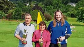 Hillview players Paul and Gemma are Tipperary county pitch and putt champions