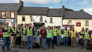 Roscrea Lions club teams up with Tidy Towns for a ‘big sweep’