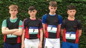 Coláiste Phobal Roscrea in All Ireland schools track and field championships 