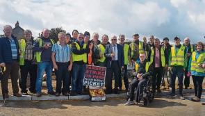 Tipperary beef farmers protest outside meat processing plants