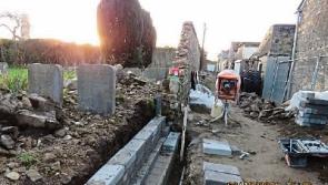 Repairs to Tipperary Quaker burial ground wall get underway