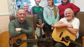 Senior citizens party in Halla na Féile, Cashel, on January 19
