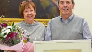Two retiring Carrick-on-Suir business people are honoured by traders association