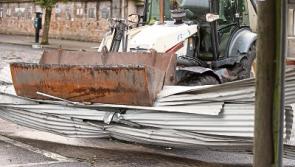 Part of roof of former Clonmel theatre and cinema damaged in Storm Ellen