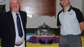 Brian Faulkner wins the Captain's Prize at Carrick-on-Suir