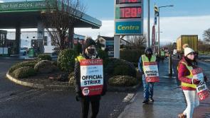 Carrick-on-Suir service station shop workers are striking over trade union recognition, pay and conditions 