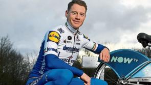 Tipperary cyclist Sam Bennett returns to the winner's podium at UAE tour
