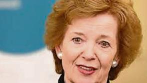 Tipperary International Peace Award to be presented to Mary Robinson on  Thursday at Excel centre
