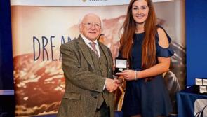 Three Tipperary girls receive gold Gaisce awards from President Higgins