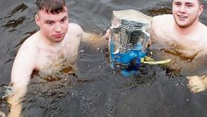 Nenagh gets into the Christmas spirit as Liam takes the plunge for charity