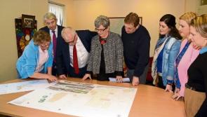 Minister Finian McGrath on visit to Scoil Aonghusa in Cashel