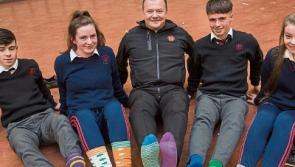 Clonmel students wear odd socks to remember Katie and promote road safety message