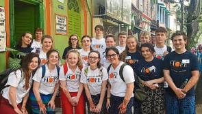 Scoil Ruain girls work with the street children of Kolkata