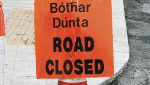 Road works close Carrick on Suir to Clonmel Road