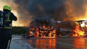 O'Donoghue Buses destroyed in Clonmel fire