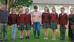 Past pupil Aisling inspires  boys and girls of Ballyneale NS