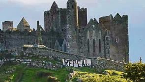 Repeal banner was not placed on iconic Rock of Cashel
