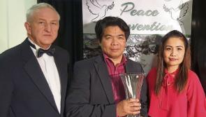 Nathaniel Cabanero wins 'Song of Peace' Contest in Tipperary Excel 