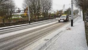 Status Yellow weather alert - likelihood of hail and snow later today and tonight