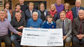 Families present €10,000 to Hospice in Tipperary woman's memory