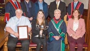 Cahir ladies footballers honoured with mayoral reception following great year