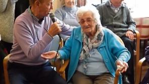 Dickie Rock is a big hit at Carrick-on-Suir nursing home