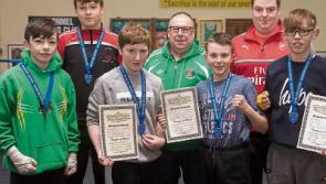 Clonmel boxers in action at National Schoolboys Championships