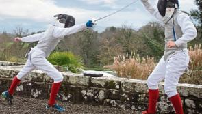 Tipperary fencing instructor Patrick Dight putting students en garde
