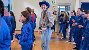 PICTURE: Ursuline Thurles student teaches line dancing for Kenya fundraiser