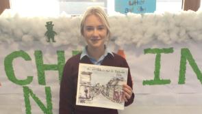 Students at St Mary's Newport take part in Seachtain na Gaeilge