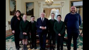 Littleton pupils who interviewed President Higgins to lead St Patrick’s Day parade