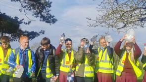 Tipperary green school's committee take part in the Ireland Walking for Water event in Killarney 