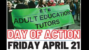 Tipperary's adult education tutors to protest today over their pay and conditions 