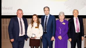 Brilliant Tipperary student receives prestigious scholarship worth €20,000
