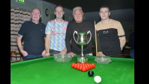 Johnny Griffin win's Carrick-on-Suir's Billy Healy Memorial Snooker Tournament 