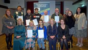 Carrick-on-Suir FET Centre's business and jobs skills graduates receive their certificates 