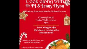 Carrick-on-Suir Christmas cookery night will be in aid of Rathgormack/Clonea Comeragh Amenity Area 