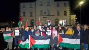 Protest in Carrick-on-Suir calls for peace in Middle East 