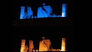 Two Tipperary heritage sites lit in Ukrainian flag colours over St Patrick's Weekend 