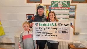 Philip aces it! West Tipperary GAA Club's Lotto Draw has a winner