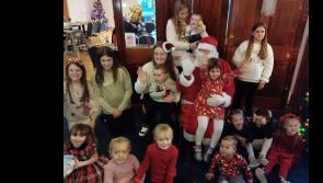 Santa's visit to Tipperary Golf Club was met with wide-eyed wonder and cheering 