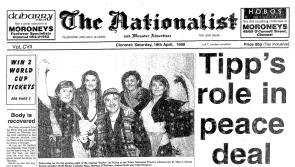 YESTERYEARS: Tipperary saw mixed and heated reaction to Northern Ireland peace agreement