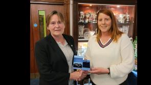 Joanne is Lady 'Golfer of the Year' at Tipperary with a staggering  3,609 points