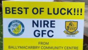 Ballymacarbry and Nire are powering on - good luck from south Tipperary friends