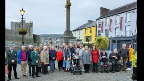 Cahir annual's Remembrance Sunday ceremony held at town's War Memorial - Last Post sounded