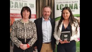 CONGRATULATIONS: Past Presentation Thurles student receives top LCA award