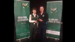 St Mary's Newport student wins at the u15's singles event in the National Pool Championship in Killarney