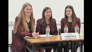 Pres girls through to the regional final of Gael Linn Com&oacute;rtas an Phiarsaigh debating competition