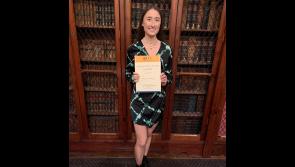 CONGRATULATIONS: This Tipperary school are so proud of a former pupil for a wonderful achievement